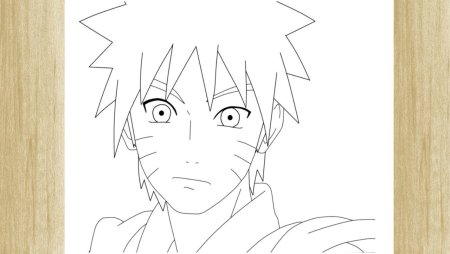 Лёгкие рисунки аниме Наруто