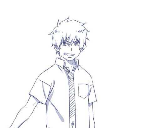 Рин Окумура скетчи