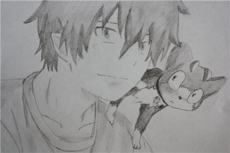 Рисовать аниме Рин