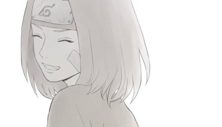 Черно белая Рин Нохара