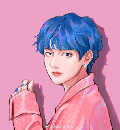 Тэхён из БТС арт