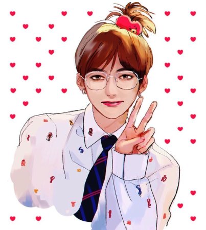 BTS аниме Тэхен