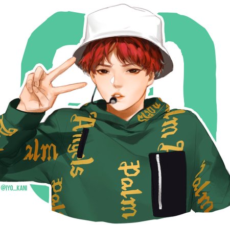 Чиби БТС Тэхен