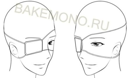 Повязка на глаз туториал