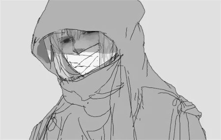 Капюшон скетч