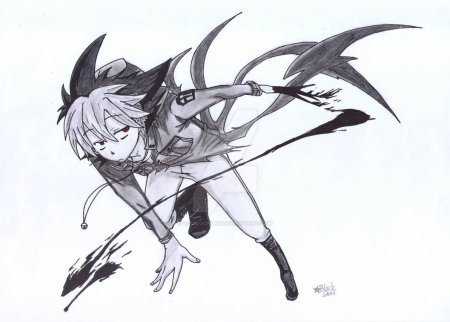 Куро Сервамп чб