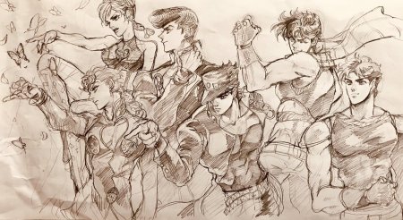 Джонатан Джостар худой