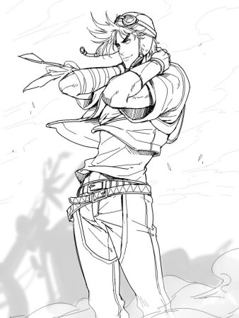 Джоджо раскраска Джозеф