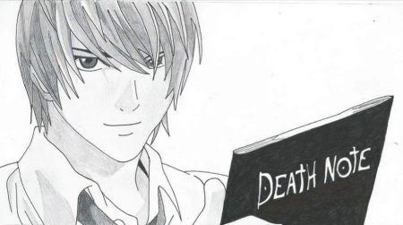 Рисунки Кира тетрадь смерти