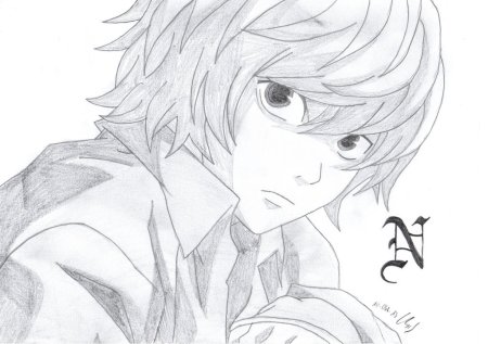 Раскраска тетрадь смерти НИА