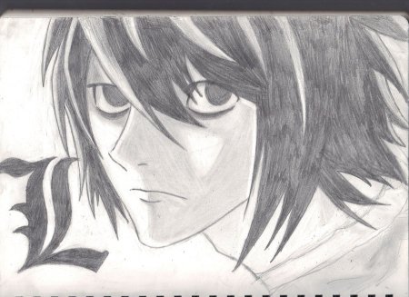 Рюзаки аниме тетрадь смерти нарисовать