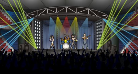 Нарисовать концерт