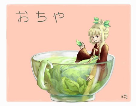 Зеленый чай аниме