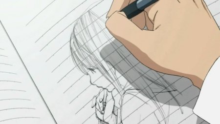 Аниме рисование gif