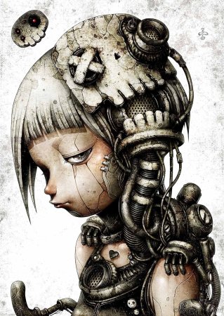 Парень панк арт