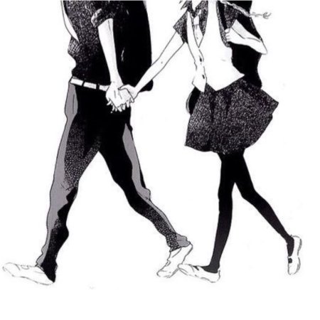 Аниме пары в черной одежде