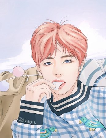 БТС аниме Чимин