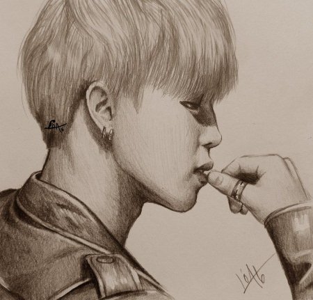 Рисунки БТС аниме Чимин