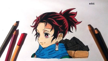 Нарисовать Танджиро