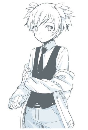 Нагиса Шиота чёрно белые