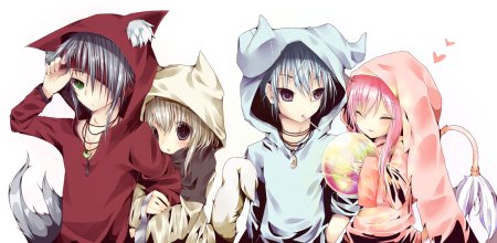 Няшные мальчика девочки аниме