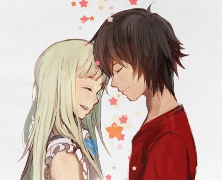 Мальчик и девочка арт