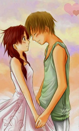 Аниме мальчик и девочка