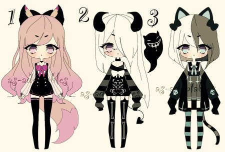 #As-adoptables одежда Чиби