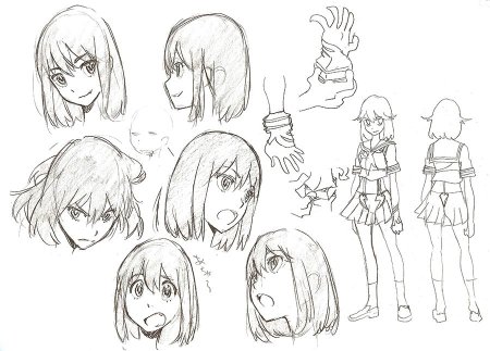 Рисования персонажа для манг