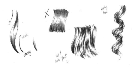 Правильная штриховка волос