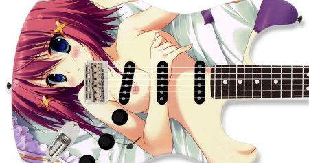 Гитара в стиле аниме