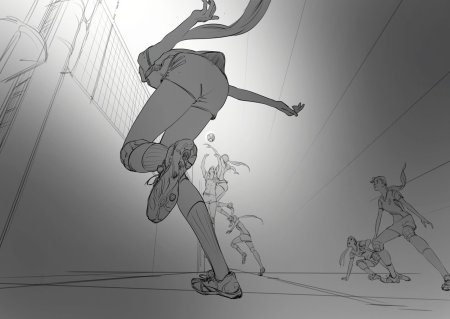 Динамичные позы в перспективе