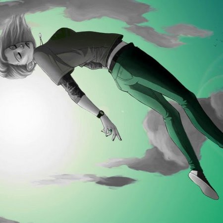 Аниме девушка падает