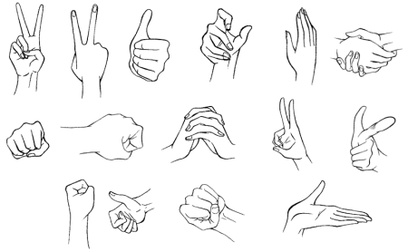 Аниме пальцы