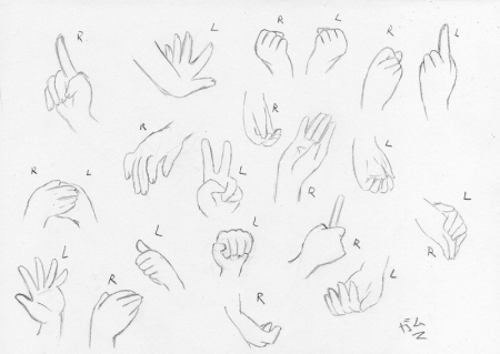 Аниме жесты руками