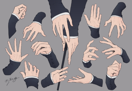 Руки референс