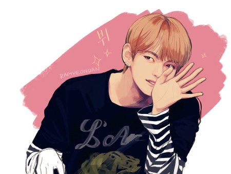 Тэхён из BTS арт