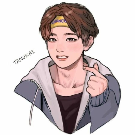 BTS мультяшные Тэхен
