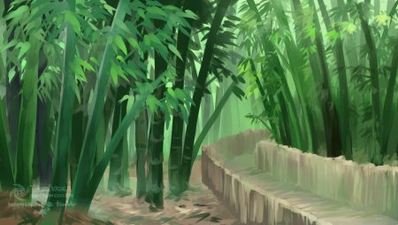 Картины с изображением бамбука