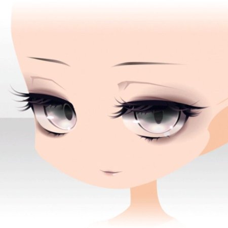 Аниме глаза с ресницами