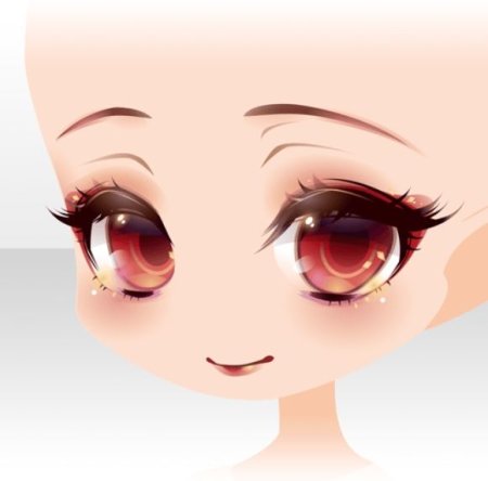 Аниме глаза чб