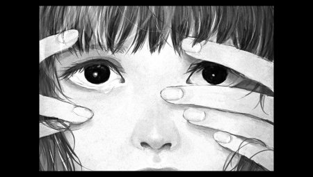 Аниме слезы карандашом