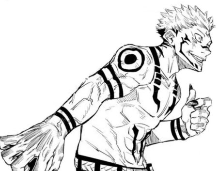 Итадори Юдзи черно