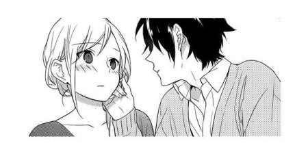 Хоримия Миямура черно белый