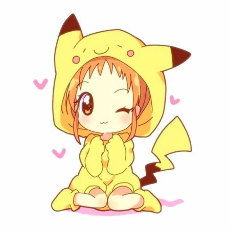 Чиби Пикачу девочки
