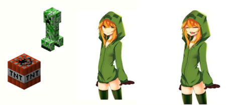 Minecraft Mob Talker Creeper