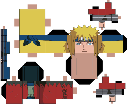 Наруто пейперкрафт Саске