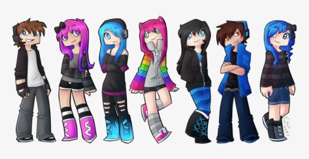 Арт скина девочки