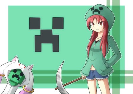 Скин девочки КРИПЕРА