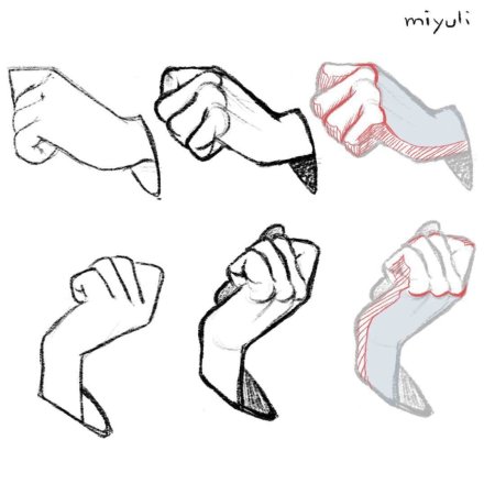 Аниме рука кулак
